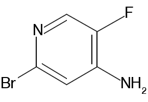4-AMino-2-broMo-5-fluoropyridine structure, CAS 887570-94-7