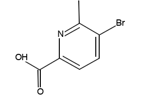 3-BroMo-2-Methylpyridine-6-carboxylic acid structure, CAS 137778-20-2