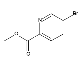Methyl 5-broMo-6-Methylpicolinate structure, CAS 1215860-20-0