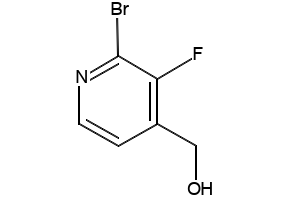 2-BroMo-3-fluoro-4-(hydroxyMethyl)pyridine structure, CAS 1227601-75-3