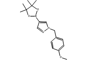 1-(4-Methoxybenzyl)-4-(4,4,5,5-tetraMethyl-1,3,2-dioxaborolan-2-yl)-1H-pyrazole structure, CAS 1105039-88-0