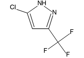 5-CHLORO-3-TRIFLUOROMETHYL-1H-PYRAZOLE structure, CAS 131797-35-8