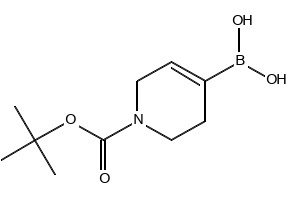[1-(TERT-BUTOXYCARBONYL)-1,2,3,6-TETRAHYDROPYRIDIN-4-YL]BORONIC ACID structure, CAS 844501-00-4