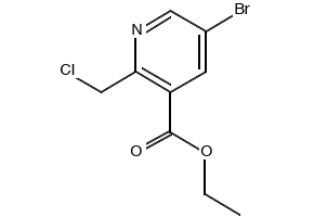 ethyl 5-bromo-2-(bromomethyl)nicotinate structure, CAS 41598-79-2