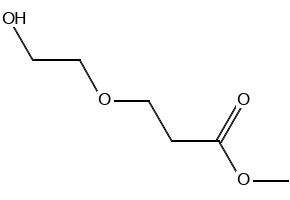 Hydroxy-PEG1-methyl ester structure, CAS 93673-82-6