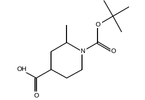 1-Boc-2-Methylpiperidine-4-carboxylic Acid structure, CAS 193085-98-2