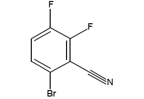 6-bromo-2,3-difluorobenzonitrile structure, CAS 1207875-87-3