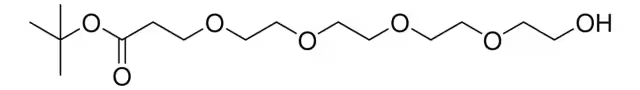 Hydroxy-PEG4-t-butyl ester structure, CAS 518044-32-1