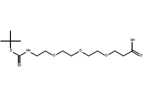 Boc-9-AMino-4,7-Dioxanonanoic acid structure, CAS 1347750-75-7