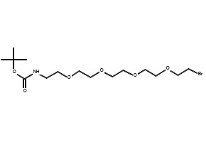 N-Boc-PEG4-bromide structure, CAS 1392499-32-9