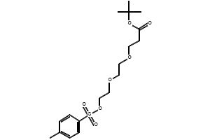 Tos-PEG3-t-butyl ester structure, CAS 850090-13-0