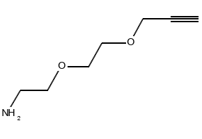 H2N-PEG2-Propyne structure, CAS 944561-44-8