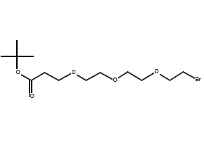 Bromo-PEG3-t-butyl ester structure, CAS 782475-37-0