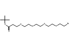Bromo-PEG4-t-butyl ester structure, CAS 564476-32-0