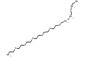 H2N-PEG9-OH structure, CAS 15332-95-3