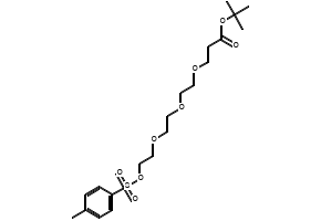 Tos-PEG4-t-butyl ester structure, CAS 217817-01-1