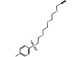 Tosyl-propargyl-triethylene glycol structure, CAS 888009-94-7