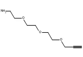 Propargyl-PEG3-NH2 structure, CAS 932741-19-0
