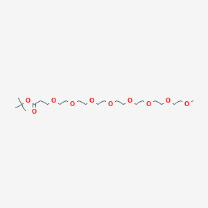 4,7,10,13,16,19,22,25-Octaoxahexacosanoic acid, 1,1-dimethylethyl ester structure, CAS 2768015-32-1