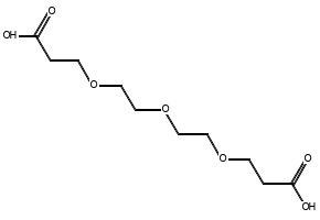 3,3'-((Oxybis(ethane-2,1-diyl))bis(oxy))dipropanoic acid structure, CAS 96517-92-9