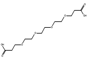 alpha, oMega-Dipropionic acid triethylene glycol structure, CAS 31127-85-2