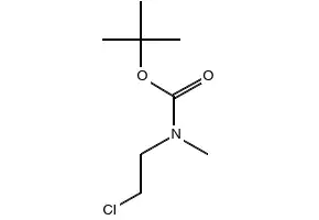 (2-Chloro-ethyl)-methyl-carbamic acid tert-butyl ester structure, CAS 220074-38-4