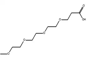 4,7,10,13-tetraoxatetradecanoic acid structure, CAS 67319-28-2