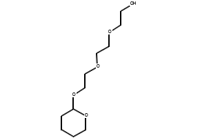 2-(2-(2-((tetrahydro-2H-pyran-2-yl)oxy)ethoxy)ethoxy)ethan-1-ol structure, CAS 60221-37-6