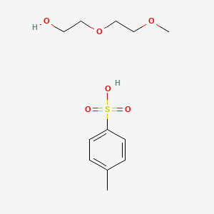 Ethanol, 2-(2-methoxyethoxy)-, 1-(4-methylbenzenesulfonate) structure, CAS 50586-80-6