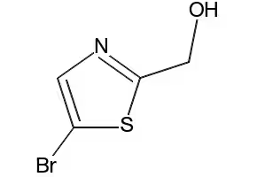 (5-bromothiazol-2-yl)methanol structure, CAS 1345681-74-4