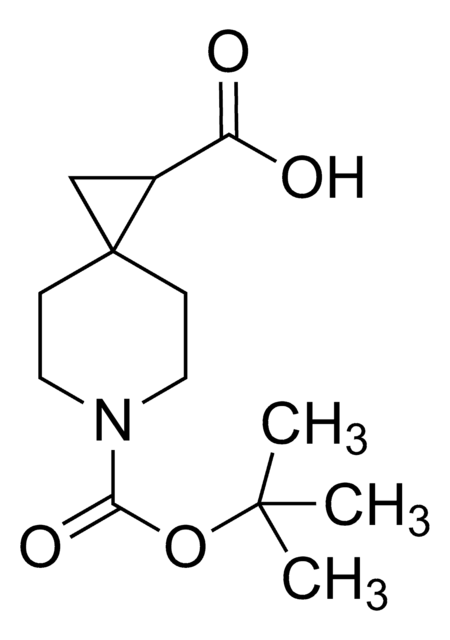 6-(tert-butoxycarbonyl)-6-azaspiro[2.5]octane-1-carboxylic acid structure, CAS 871727-05-8