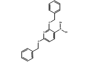 2,6-Bis(benzyloxy)pyridine-3-boronic acid structure, CAS 2096339-92-1