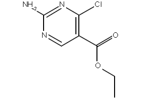 ethyl 2-aMino-4-chloropyriMidine-5-carboxylate structure, CAS 1240597-30-1