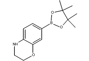 2H-1,4-Benzoxazine, 3,4-dihydro-7-(4,4,5,5-tetraMethyl-1,3,2-dioxaborolan-2-yl)- structure, CAS 1361110-64-6