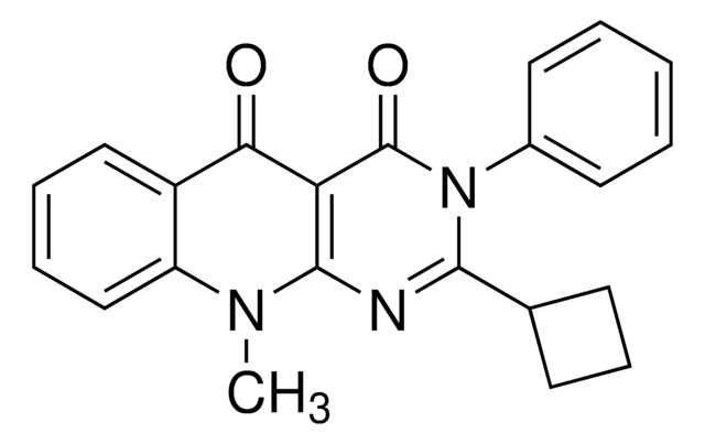 Pyrimido[4,5-b]quinoline-4,5(3H,10H)-dione, 2-cyclobutyl-10-methyl-3-phenyl- structure, CAS 1613509-49-1