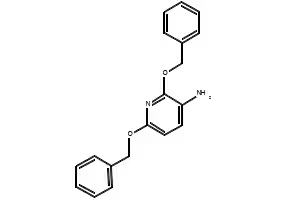 2,6-bis(benzyloxy)pyridin-3-aminehydrochloride structure, CAS 23827-28-3