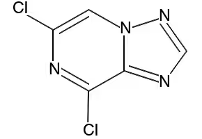 6,8-Dichloro-[1,2,4]triazolo[1,5-a]pyrazine structure, CAS 2092807-41-3