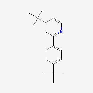 4-(tert-Butyl)-2-[4-(tert-butyl)phenyl]pyridine, 95% structure, CAS 808142-68-9