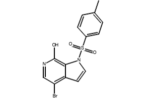 4-bromo-1-tosyl-1H-pyrrolo[2,3-c]pyridin-7(6H)-one structure, CAS 1445993-86-1