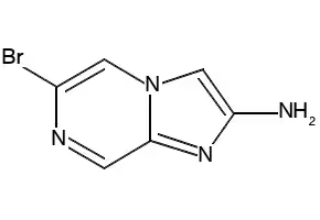 6-broMoiMidazo[1,2-a]pyrazin-2-aMine structure, CAS 1103861-38-6