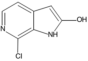 7-Chloro-6-aza-2-oxindole structure, CAS 178393-20-9