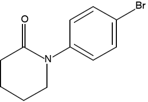 1-(4-BROMO-PHENYL)-PIPERIDIN-2-ONE structure, CAS 27471-43-8
