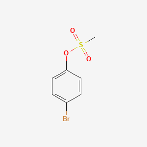 (O-METHANESULFONYL)-4-BROMOPHENOL structure, CAS 68574-35-6