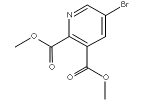 dimethyl 5-bromopyridine-2,3-dicarboxylate structure, CAS 521980-82-5