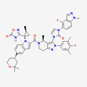 Orforglipron structure, CAS 2212020-52-3