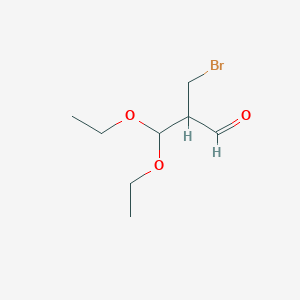 BROMOPROPIONALDEHYDE DIETHYACETA structure, CAS 59067-07-1