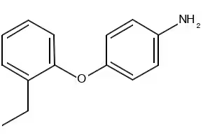 Benzenamine, 4-(2-ethylphenoxy)- (9CI) structure, CAS 383126-80-5