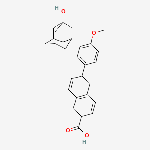 Hydroxy Adapalene structure, CAS 1346599-76-5