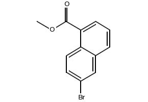METHYL 6-BROMONAPHTHALENE-1-CARBOXYLATE structure, CAS 93353-66-3