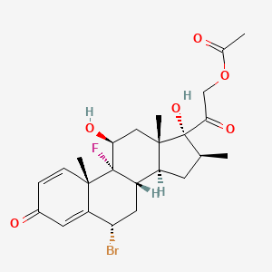 6α-Bromobetamethasone 21-Acetate structure, CAS 52618-94-7